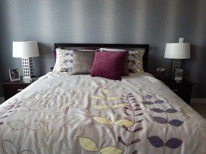 bed with covers