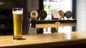 beer on bar