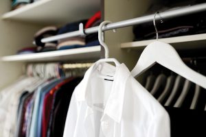 hanging clothes